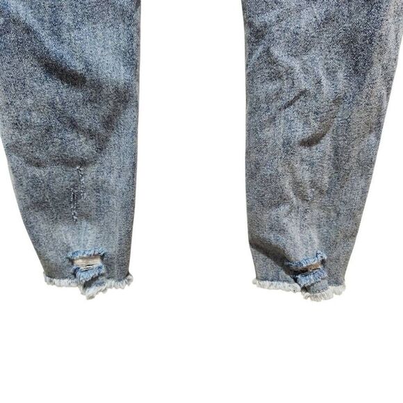 Tinseltown stonewash skinny ankle distressed raw hem jeans size 11 - Picture 5 of 10